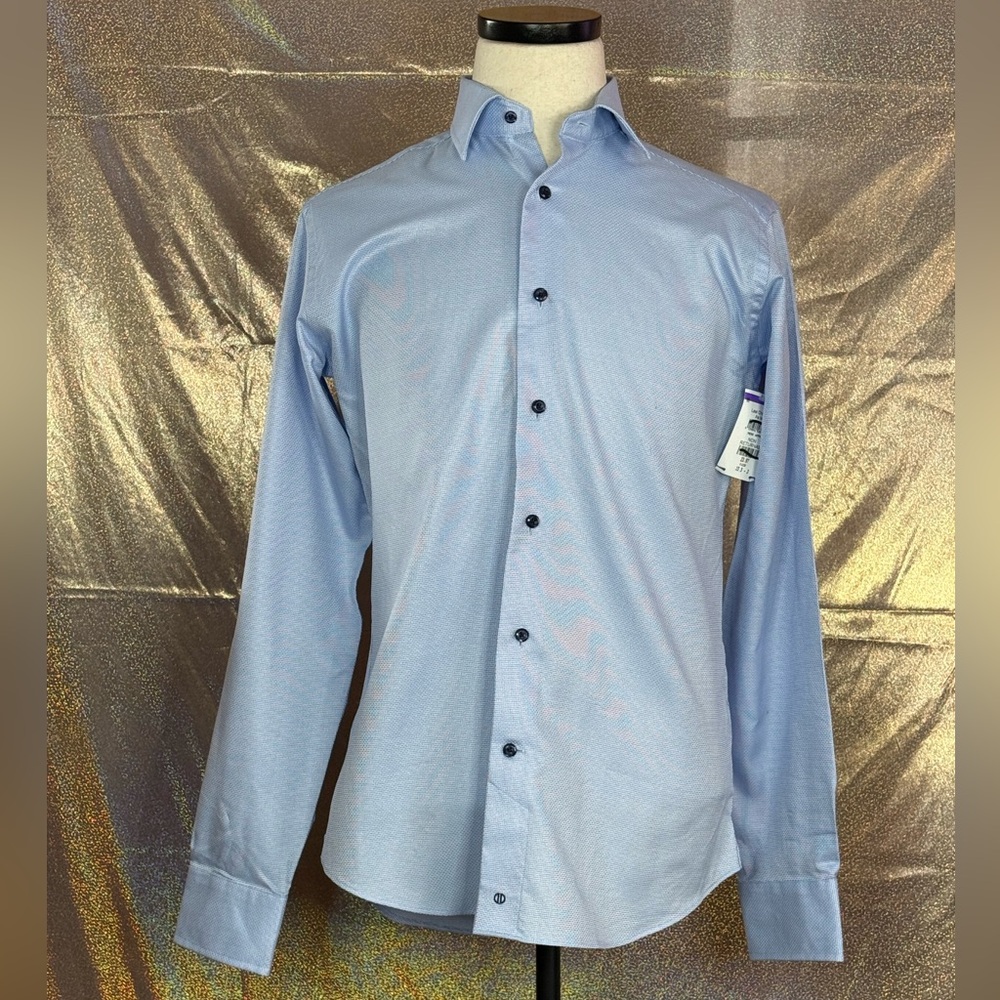David Donahue Blue Dress Shirt